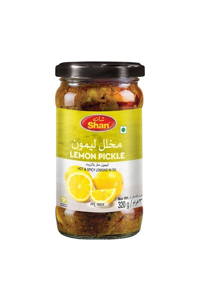 Shan مخلل الليمون ٣٢٠ غ، أجار جنوب آسيوي لاذع وحار | نكهة تقليدية مع نكهة لذيذة