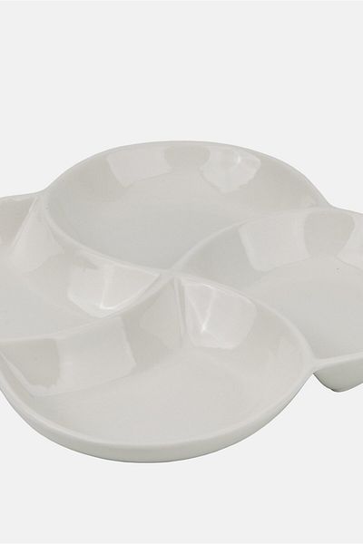 NANETTE LEPORE Porcelain Snack Plate, White