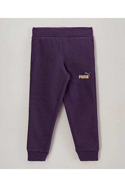 Puma بنطال رياضي ESS+ FL - لون العنب الحلو