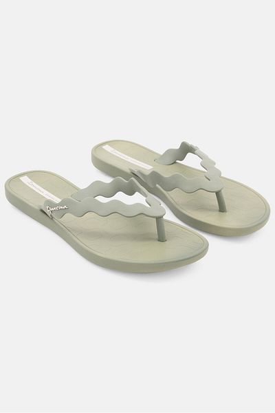 İpanema Women Slip On Brand Logo Slipper, Olive
