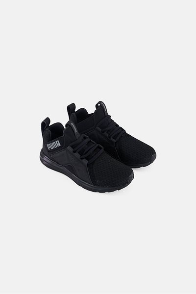 Puma Kids Boy Enzo AC PS Slip On Outdoor Sports Shoes, Black