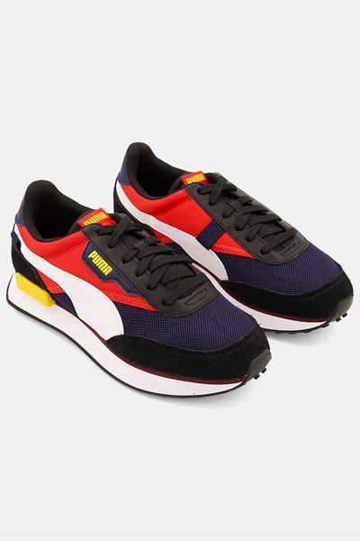 Puma Kids Boy Future Rider Splash Lace Up Running Shoes, Multicolor