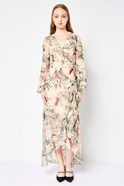 Guess Women Floral Print Midi Dress, Multicolor