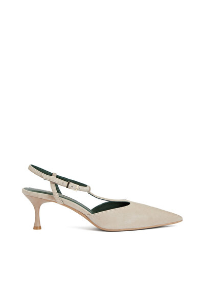 George Hogg Nude Süet Topuklu Ayakkabı