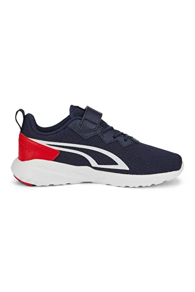 Puma All Day Active SoftFoam+ Alternative Closure Sneakers - Peacoat/White/High Risk Red