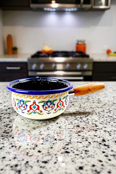 İnci Emaye No 20 Enamel Pot, Serving, Food Camping, Picnic, Dowry