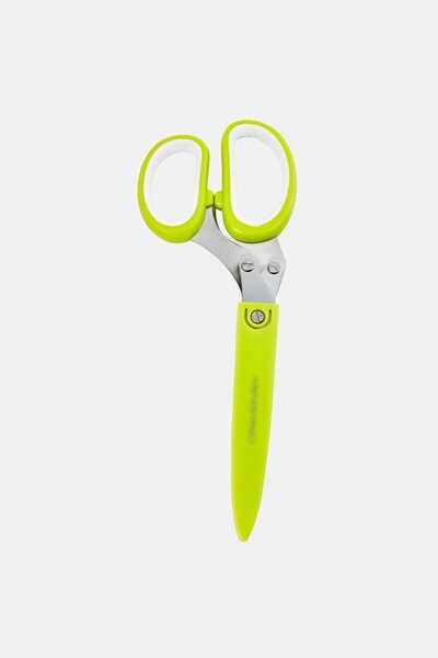 Catherine Malandrino 5-Blades Herb Scissor, Green/Silver