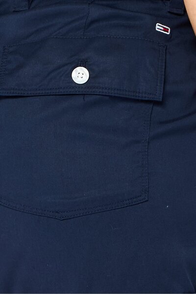 Tommy Jeans Women Solid Basic Shorts, Navy