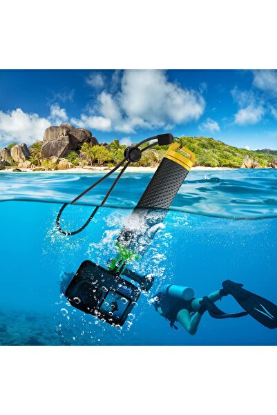 O Ozone Waterproof Floating Hand Grip [Rubber Grip] [Floaty Handle Mount] For GoPro Hero