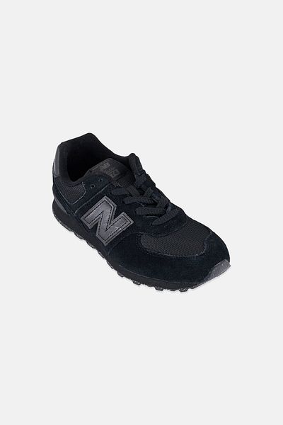 New Balance Kids Boy GC574EVE Lace Up Outdoor, Black