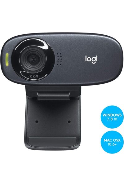 logitech C310 HD Webcam - Black