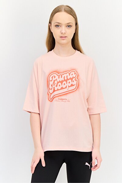 Puma Women Sportswear Fit Short Sleeves Outdoor T-shirt, Pink