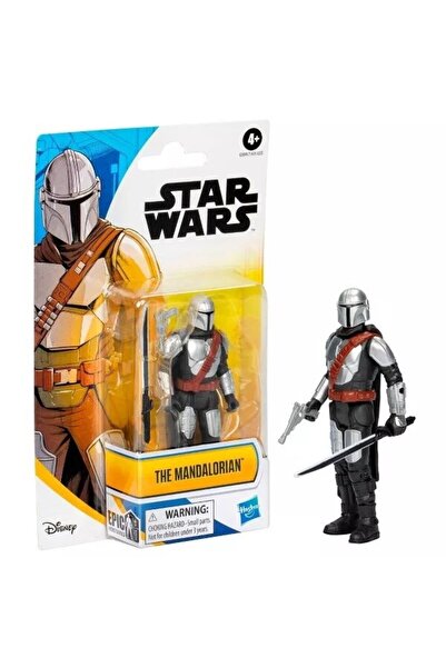Disney Star Wars Epic Hero Series The Mandalorian Figurine, 10cm