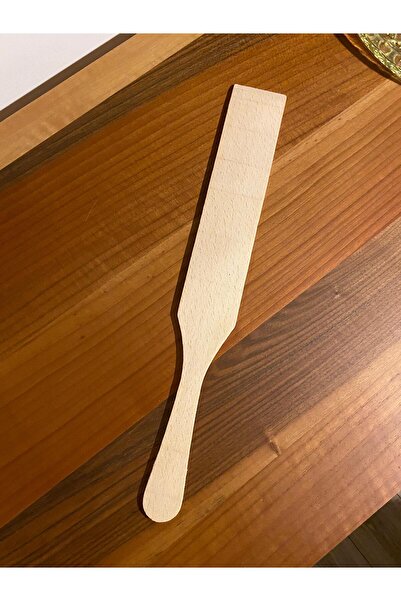 BİFA AHŞAP Doğal Kayın Ağacından Üretilmiş 45 cm Spatula Çevirgeç