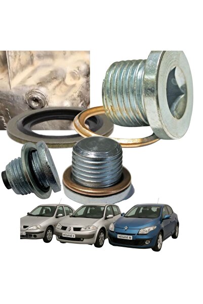 ZETOTO Megane 1 Megane 2 Megane 3 Karter Tapası Tapa Pulu Ve Bakır Conta Seti