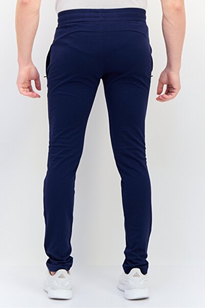 Puma Men Sportswear Fit Drawstring Outdoor Sweatpants, Navy