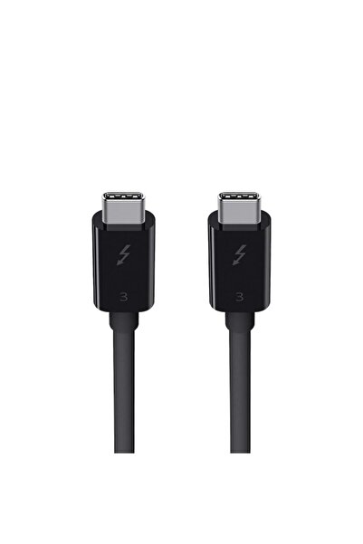 Belkin USB-C Thunderbolt 3 to USB-C Thunderbolt 3 Cable, 40Gbps, 100W, 0.8m, Black