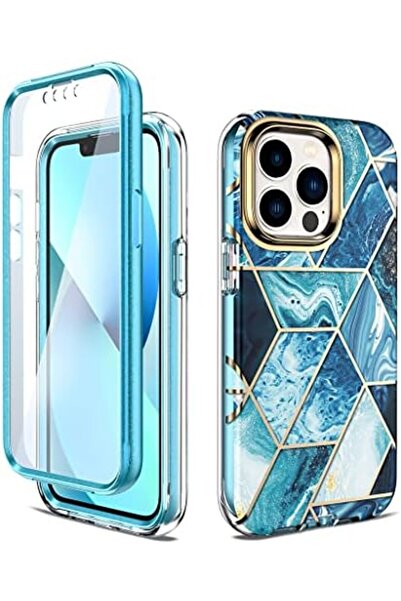 O Ozone جراب لهاتف iPhone 14 Pro Max، أزرق