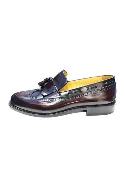 Güvener Classic Burgundy Men's Shoes