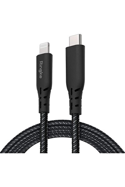 Ringke كابل من النوع C إلى Lightning (1.2 متر/4 قدم، أسود)
