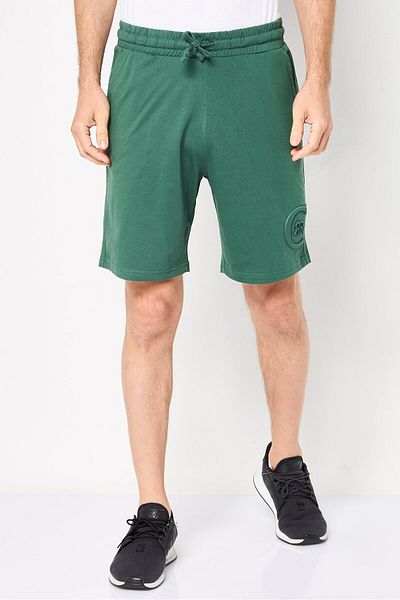 Cerruti 1881 Men Brand Logo Basic Shorts, Green