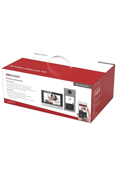 Hikvision مجموعة هاتف باب الفيديو IP WiFi من Hkvision مع تطبيق اتصال للهواتف الذكية