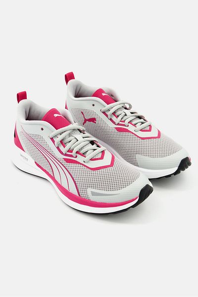Puma Kids Girl Kruz Nitro Jr Lace Up Outdoor Shoes, Grey