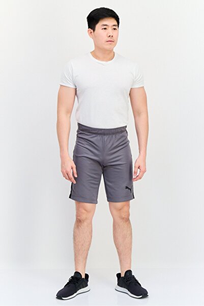 Puma Men Regular Fit Training Shorts, Grey
