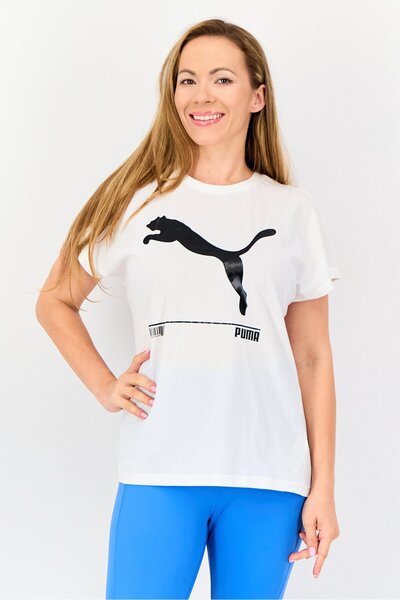 Puma Women Sportswear Fit Short Sleeve Outdoor T-shirt, White