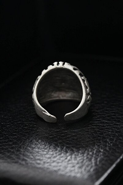shopwave Adjustable Patterned Skull Model Men's Ring