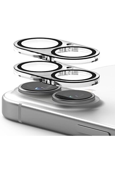 Ringke واقي كاميرا iPhone 16 / 16 Plus | زجاج مقسّى | عبوة من قطعتين