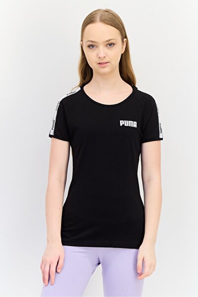 Puma Women Sportswear Fit Short Sleeve Outdoor T-Shirt, Black