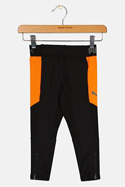 Puma Toddlers Girl Brand Logo Training Track Pants, Black