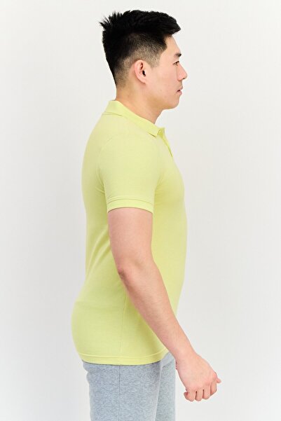 Puma Men Sportswear Fit Short Sleeveless Outdoor Polo Shirts, Yellow