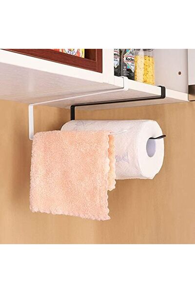 O Ozone حامل مناديل المطبخ [رف مناشف، حامل ملاعق] موزع مناديل معلق على شكل لفافة [معلق