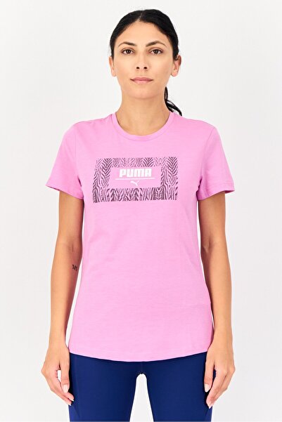 Puma Women Sportswear Fit Short Sleeve Outdoor T-Shirt, Pink