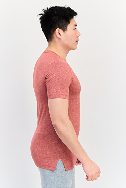 Puma Men Sportswear Fit Short Sleeve Training T-Shirt, Heather Red