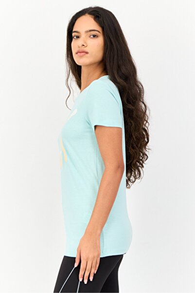 Puma Women Sportswear Fit Short Sleeve Training T-Shirt, Pale Turquoise