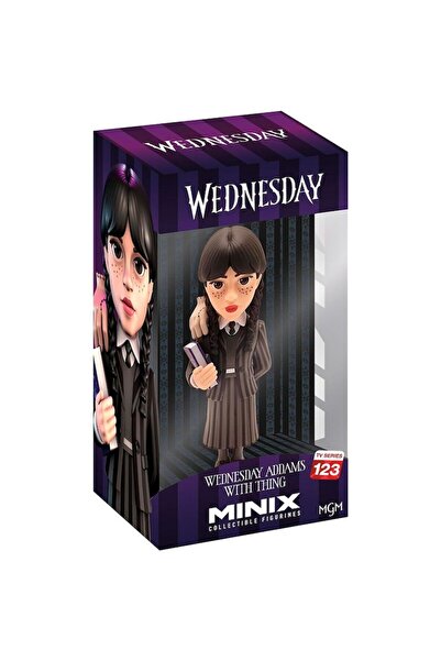 MINIX Figurine Wednesday Addams and Thing, 12cm, Multicolor
