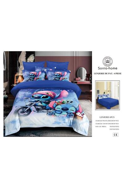 sonia home damasc CHILDREN'S BED LINEN 6 PIECES - FINE 100% COTTON - SONIA HOME - STITCH