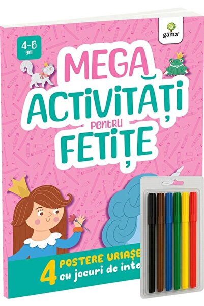 Editura Gama Mega activitati pentru fetite (4-6 ani)