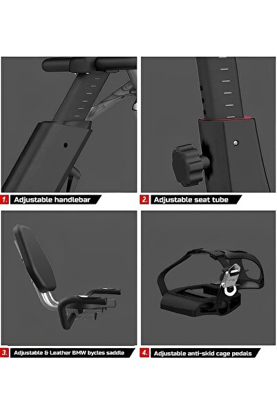 Alcoach Exercise Bike for Adults and Seniors with Magnetic Resistance for Home Fitness