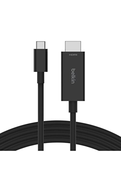 Belkin Καλώδιο βίντεο, Belkin, USB-C / HDMI 2.1, 8K, 2m, Μαύρο