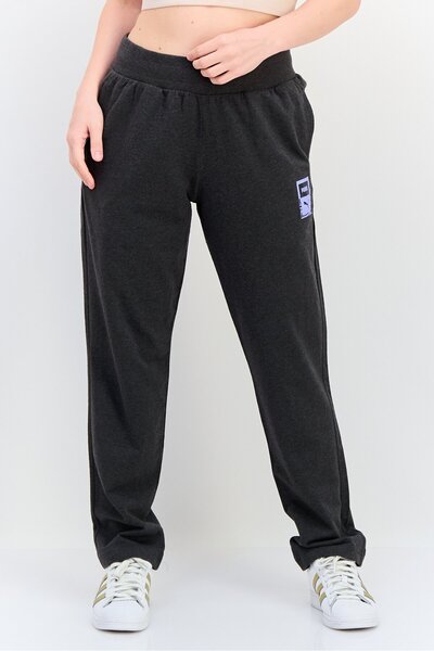 Puma Women Sportswear Fit Brand Logo Outdoor Sweatpants, Grey