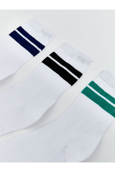 LC Waikiki Sparkling Selections from Shining Store |   Striped Girls' Socks, Pack of 5