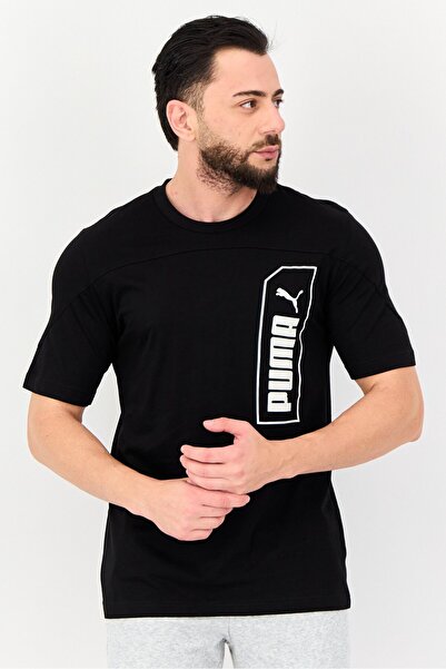 Puma Men Sportswear Fit Short Sleeve Outdoor T-Shirt, Black