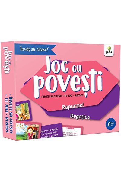 Editura Gama Joc cu povesti: Rapunzel. Degetica