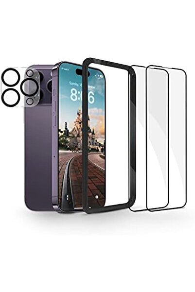 O Ozone [عبوة من 4] واقي شاشة لجهاز iPhone 14 / iPhone 13 / iPhone 13 Pro