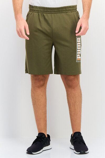 Puma Men Sportswear Fit Outdoor Shorts, Olive
