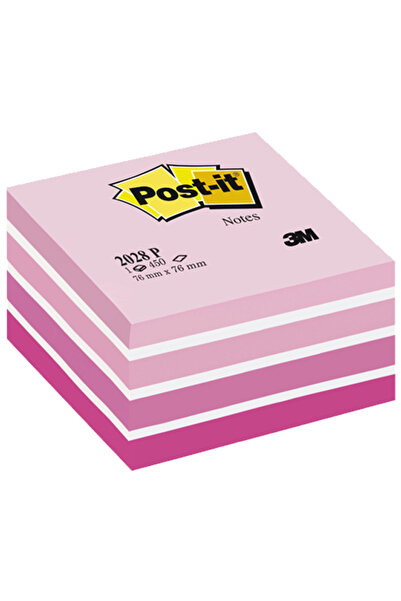 Post-it 2028-P Yapışkanlı Not Kağıdı Pembe 76X76 Mm